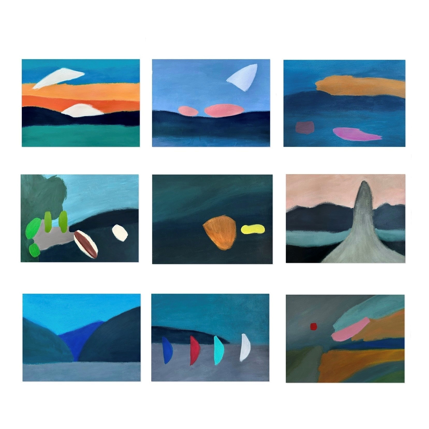 Léman I Abstract Artwork by Nano Ruiz